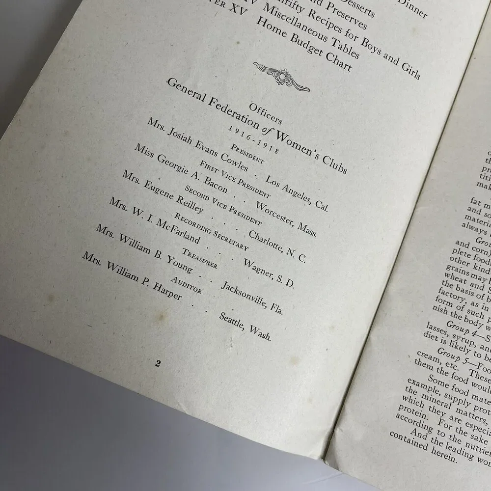 1917 Calendar Thrifty Recipes The C. Kalbitzer Packing Co. Lady Alice “23 Pages”